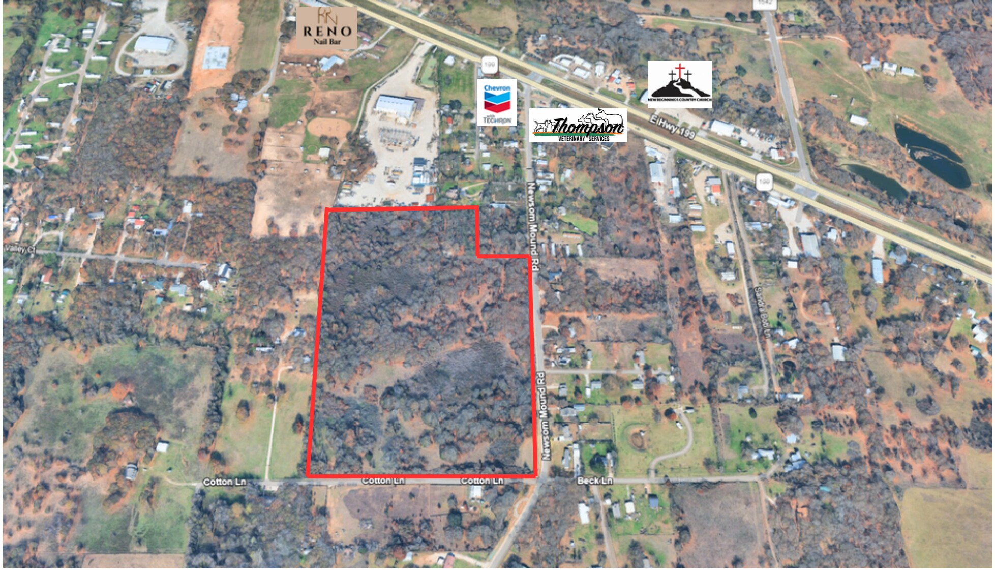 SWQ Newsom Mound & Cotton Ln, Springtown, TX for Sale