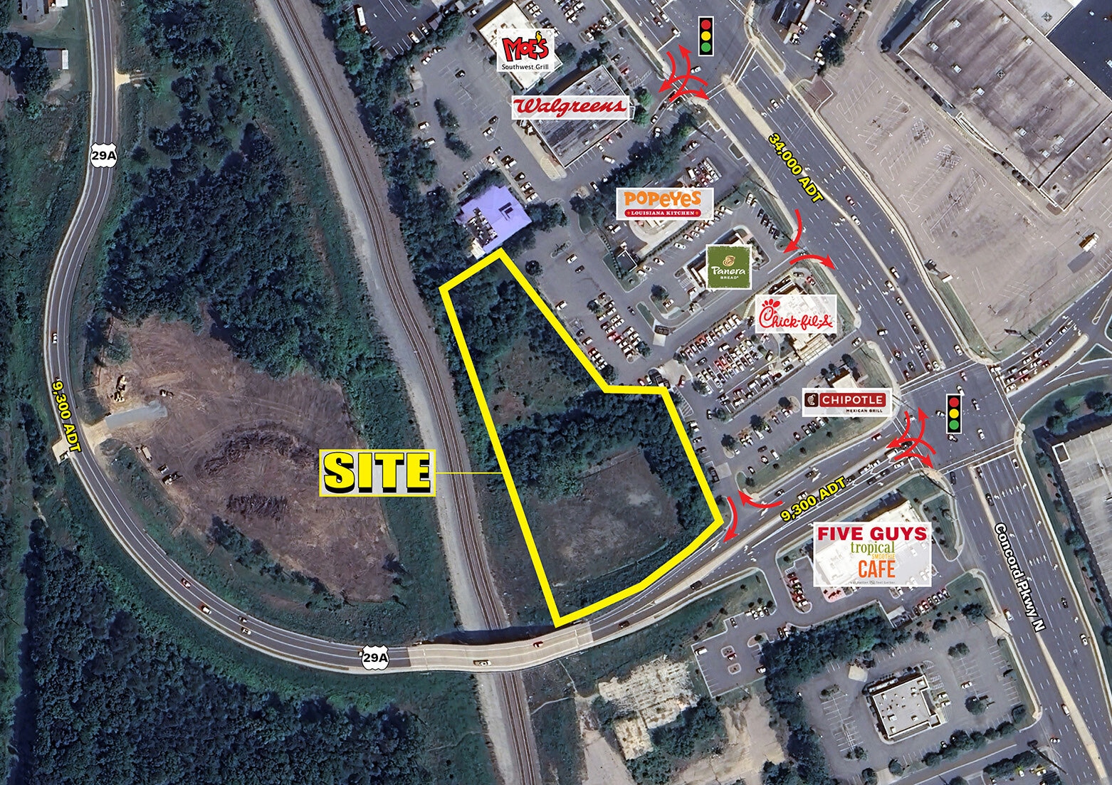 Hwy 29A @ Kannapolis Hwy, Concord, NC for Sale