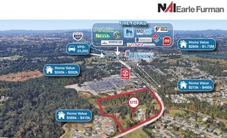 Simpsonville, SC Commercial Land - 440-512 Scuffletown Rd