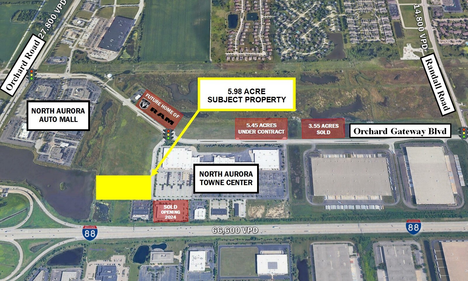 Lot 1 South Towne Center Dr, North Aurora, IL for Sale