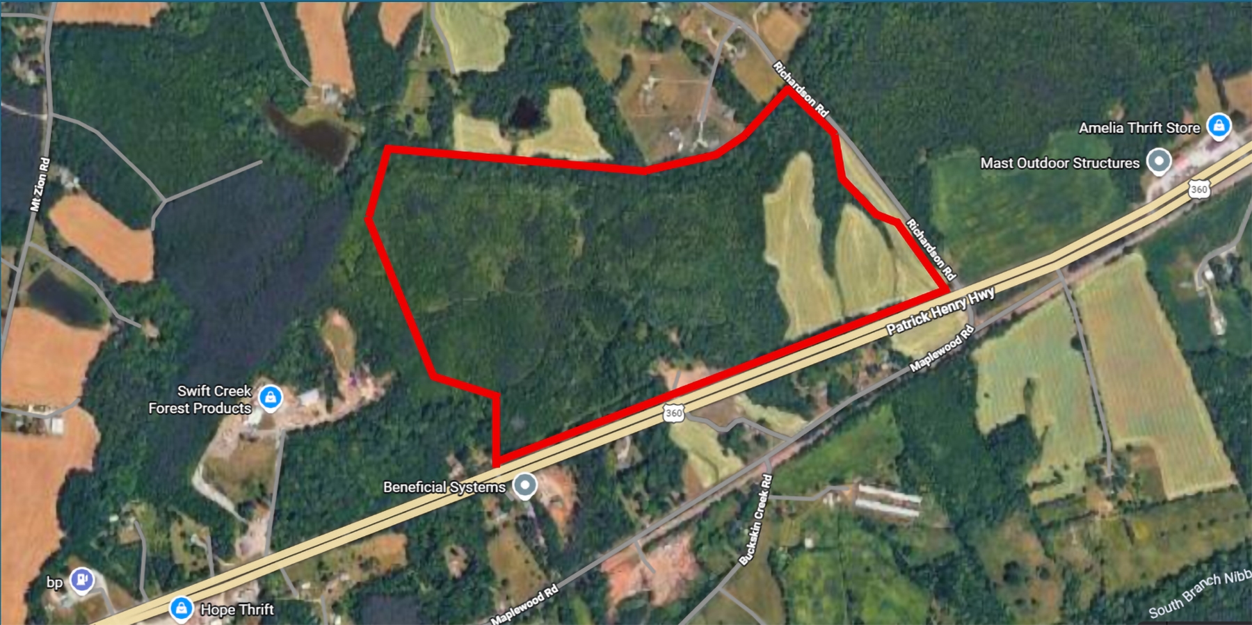 19700-19720 Patrick Henry Highway / US Route 360, Jetersville, VA for Sale