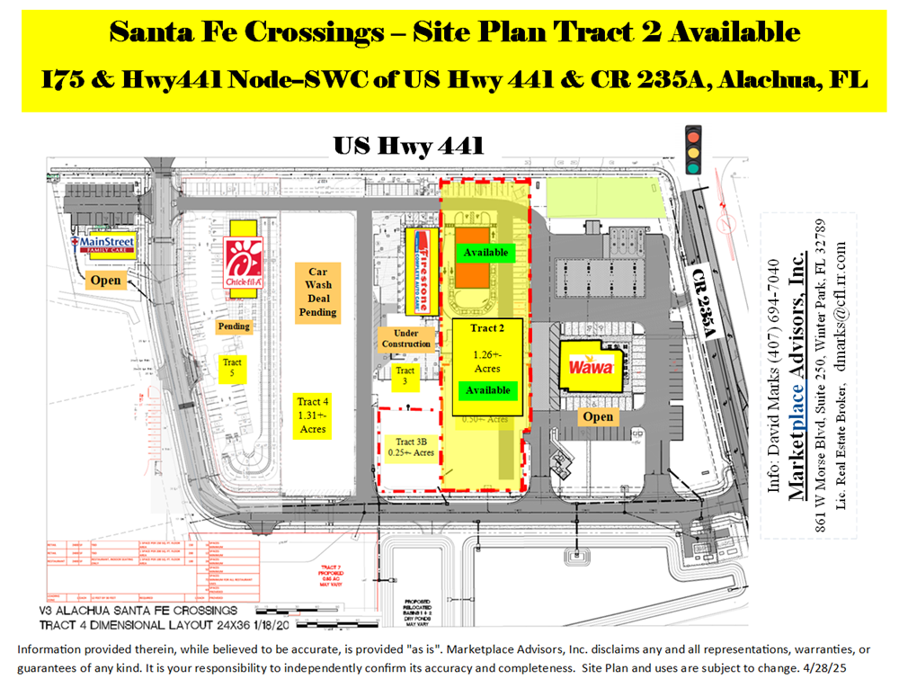 US HWY 441 & CR 235A, Alachua, FL for Sale