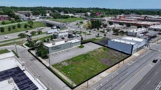 Parking Lot and Retail Building Parking Lot and Retail Building