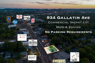 Nashville, TN Commercial Land - 934 Gallatin Ave Nashville, TN Commercial Land - 934 Gallatin Ave