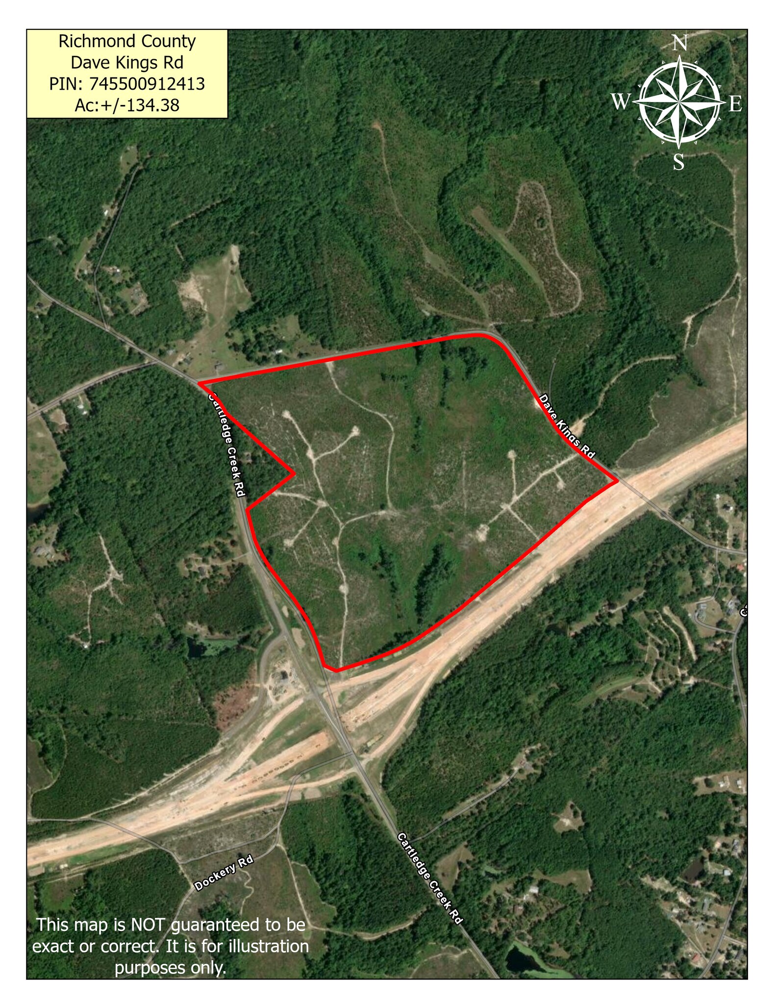 0 Cartledge Creek I 73/74 rd, Rockingham, NC for Sale