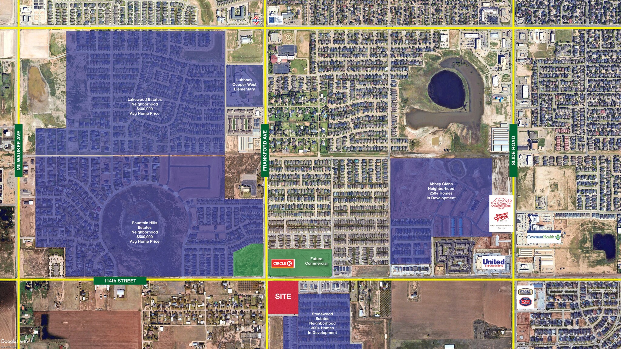 S.E. Corner Of Frankford & 114th St., Lubbock, TX for Sale