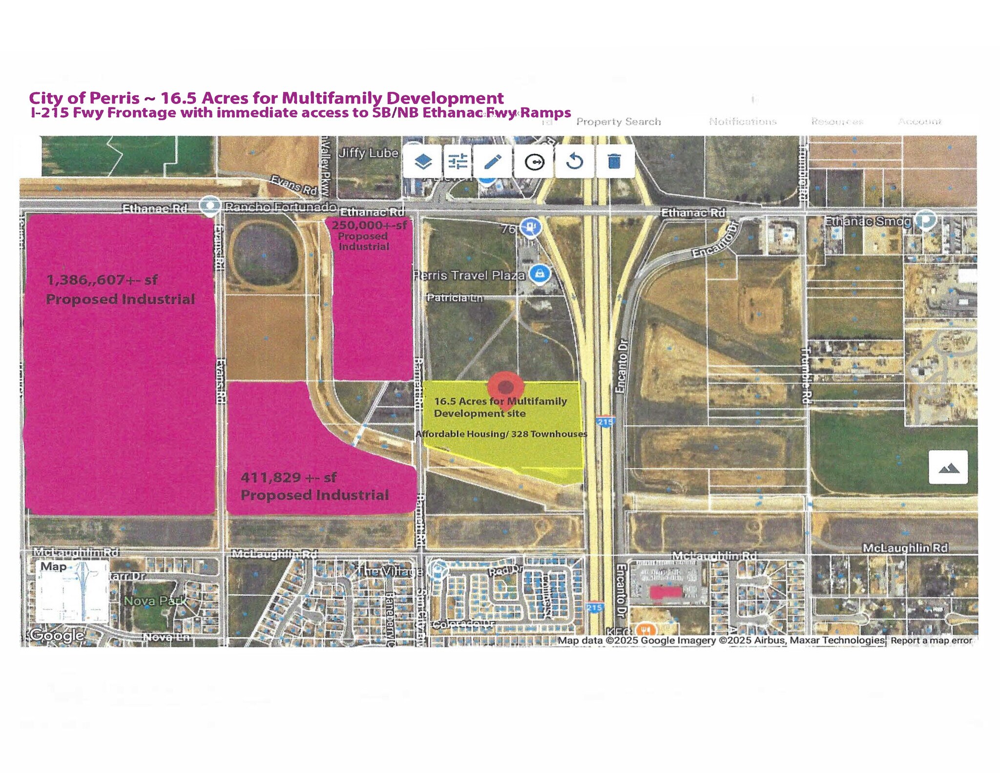 I-215 & Ethanac Rd, Perris, CA for Sale