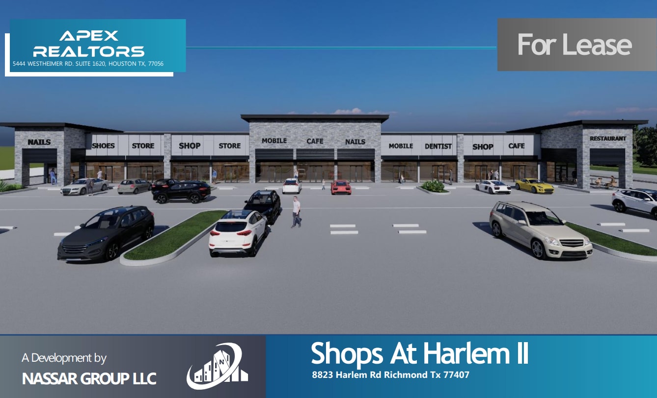 Beechnut St & Harlem Rd, Richmond, TX for Rent