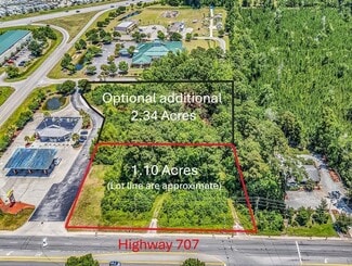Myrtle Beach, SC Commercial Land - 6189 Highway 707 Myrtle Beach, SC Commercial Land - 6189 Highway 707