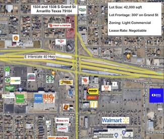 Amarillo, TX Commercial Land - 1504-1508 S Grand St