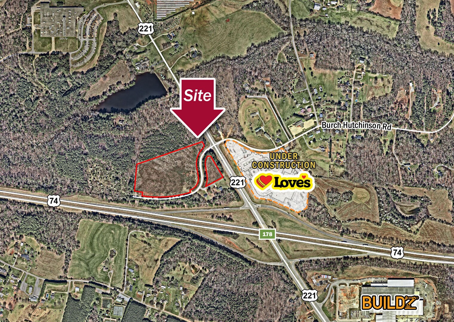US 221 @ Burch Hutchins Road, Forest City, NC for Rent