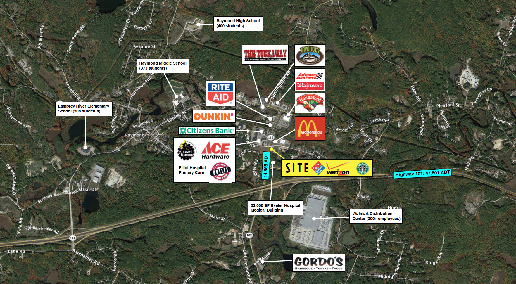 NE Corner of Freetown Road & Essex Drive, Raymond, NH for Rent