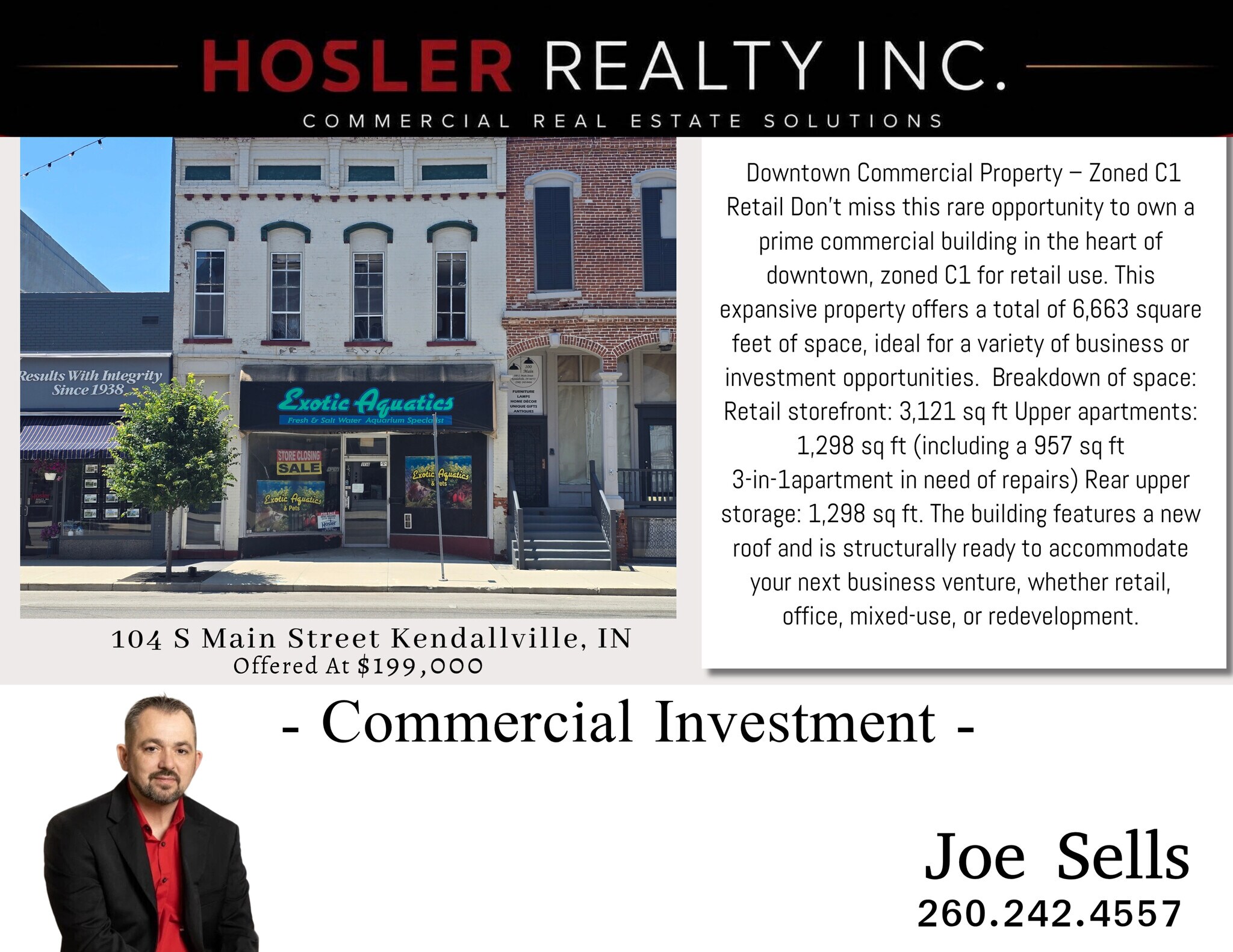 104 S Main St, Kendallville, IN for Sale