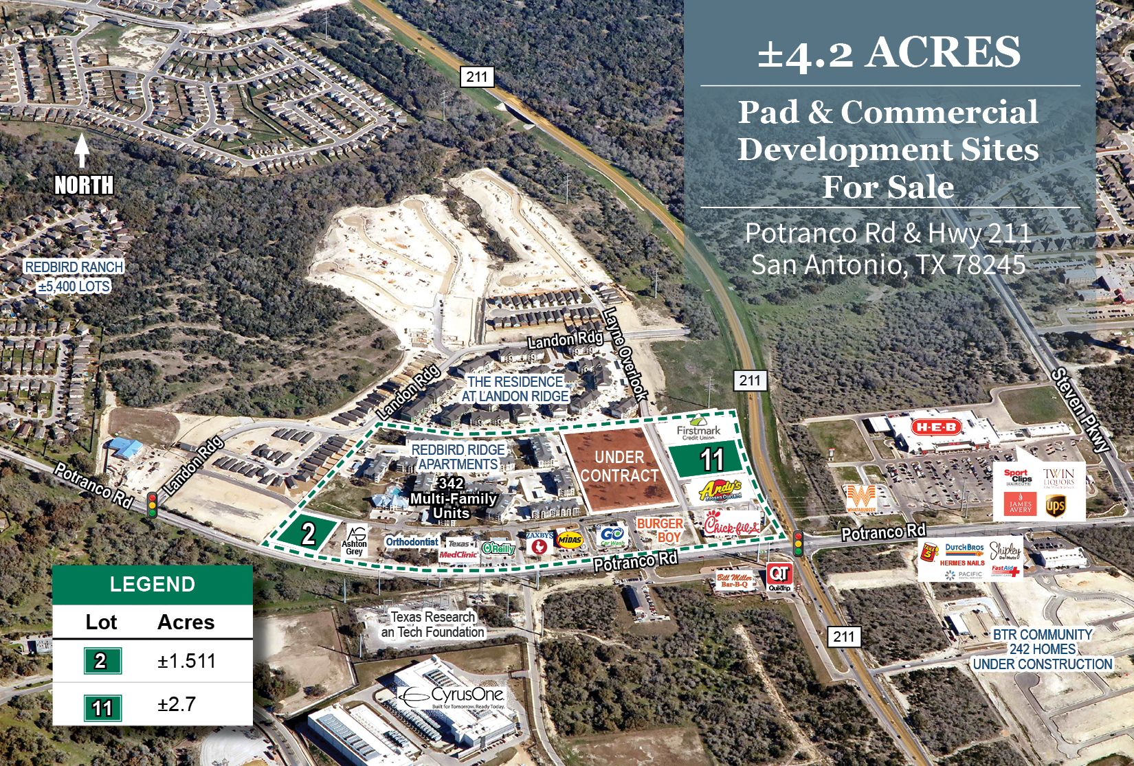 Highway 211 & Potranco Rd, San Antonio, TX for Sale