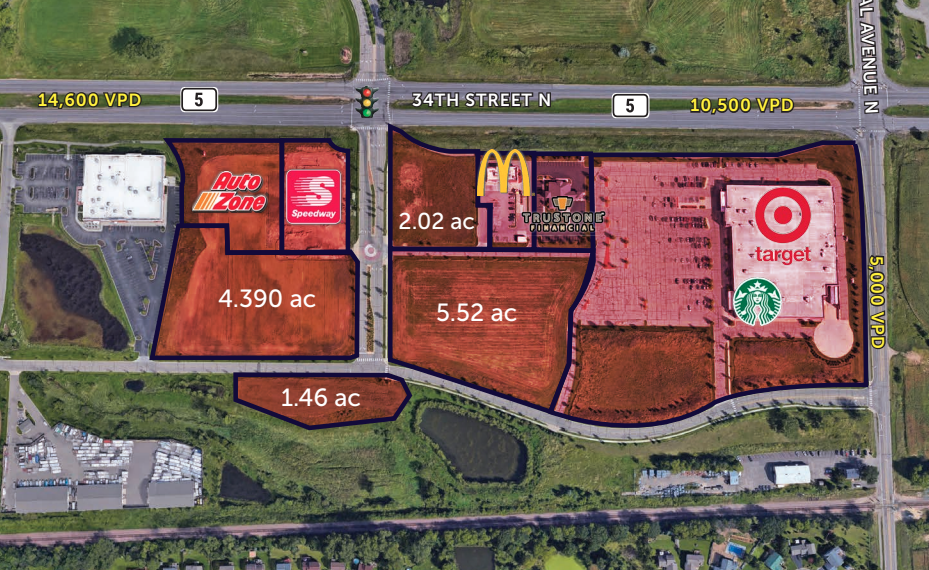 34th St @ Market Place, Oakdale, MN for Sale