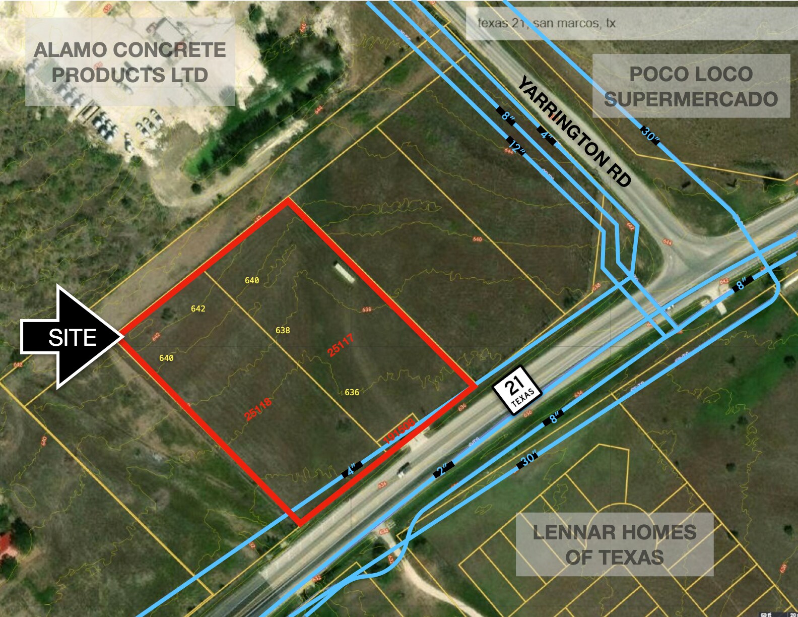 TBD SH21 @ CR159, San Marcos, TX for Sale