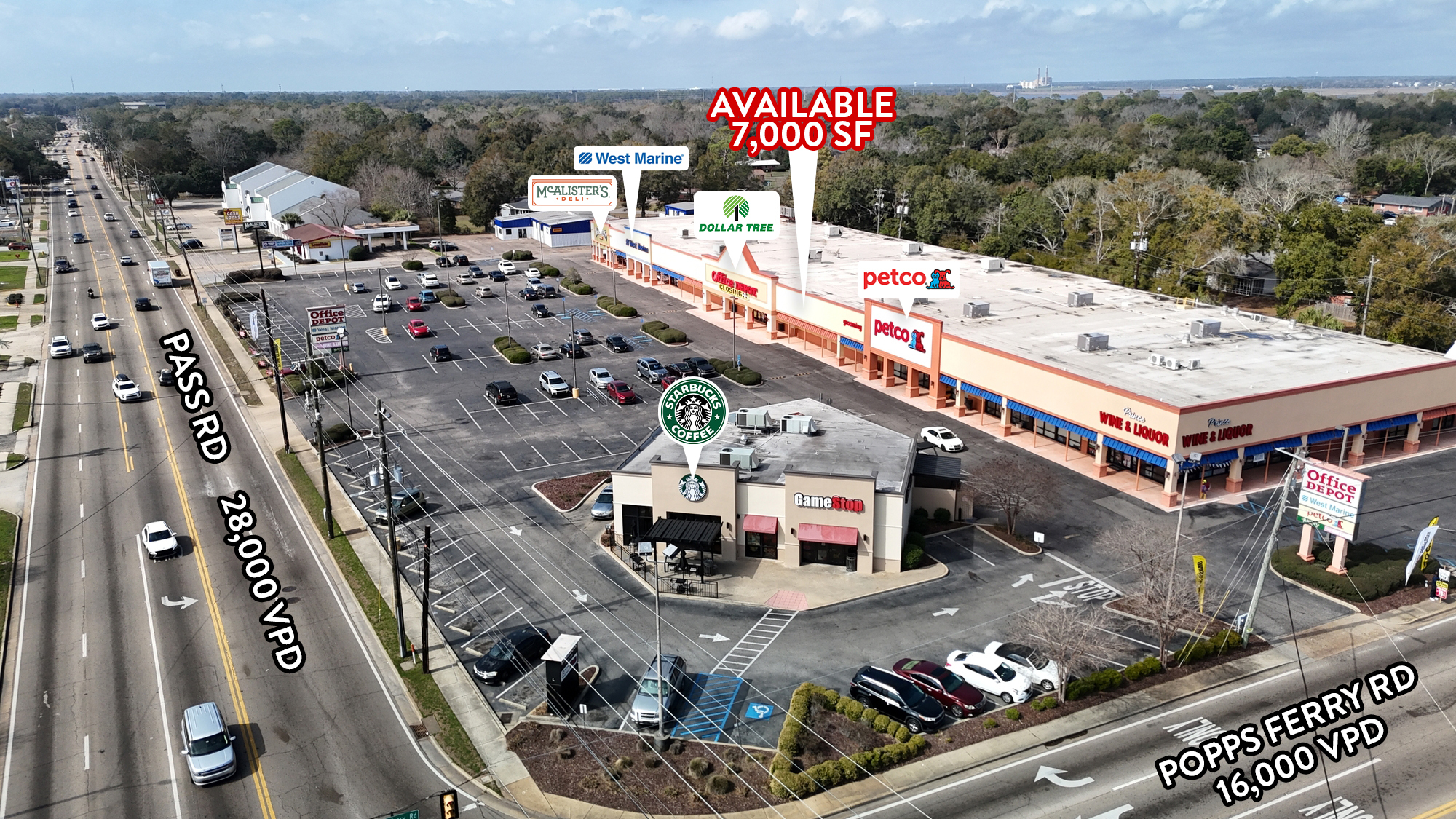 2414 Pass Road, Biloxi, MS for Rent