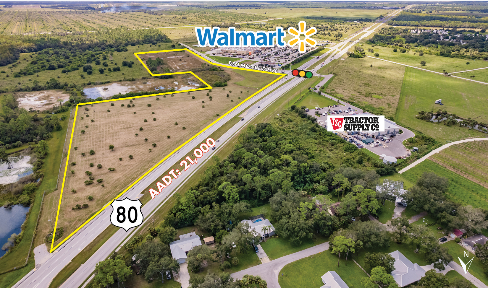 W. Hickpochee & SR-80, Labelle, FL for Sale