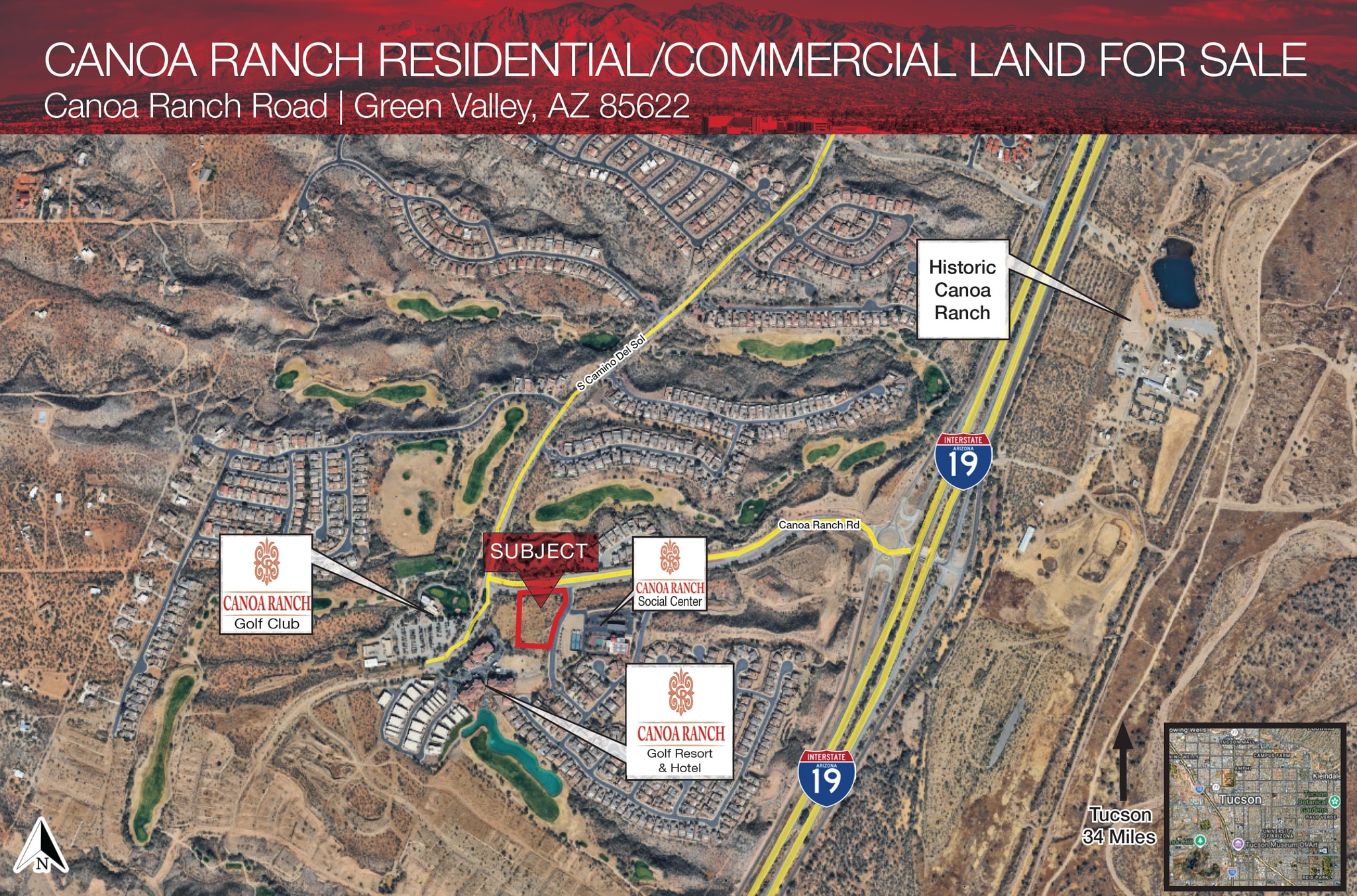 SE Canoa Ranch & Camino Del Sol, Green Valley, AZ for Sale