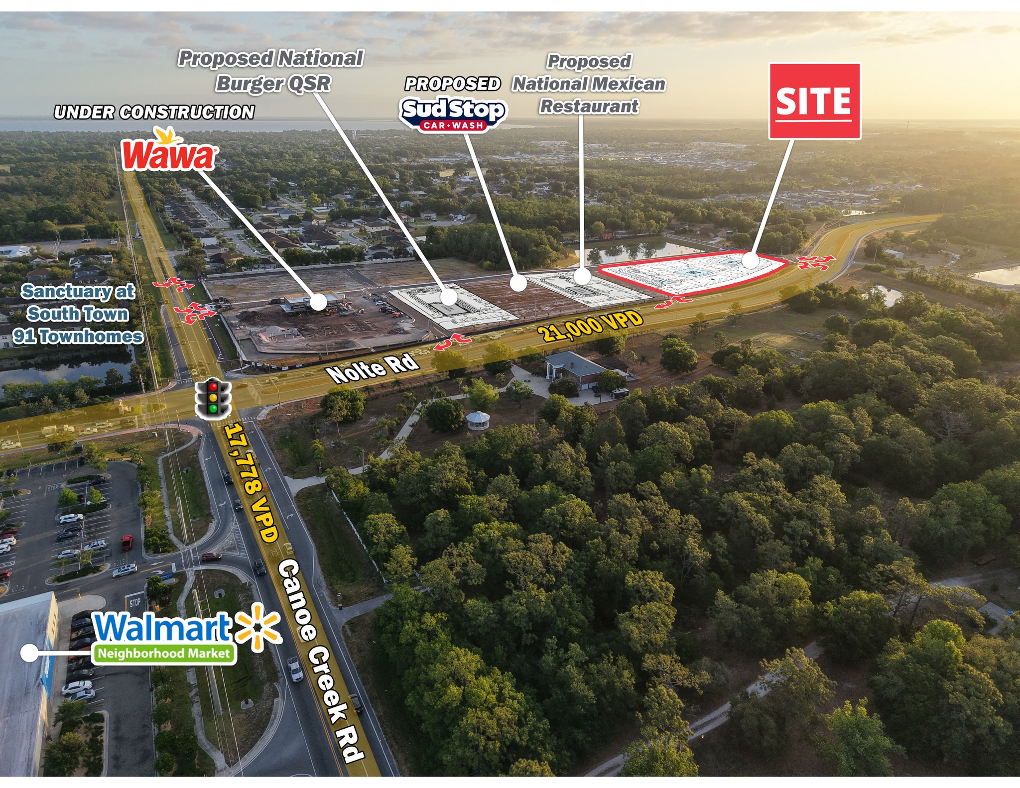 NEQ Nolte Rd & Canoe Creek Rd, Saint Cloud, FL for Rent