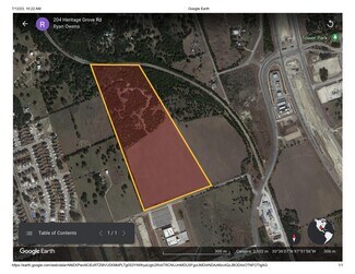 Leander, TX Industrial Land - 204 Heritage Grove Rd.