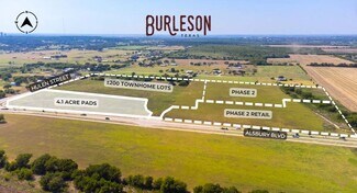 Burleson, TX Commercial Land - Hulen St @ Alsbury Blvd