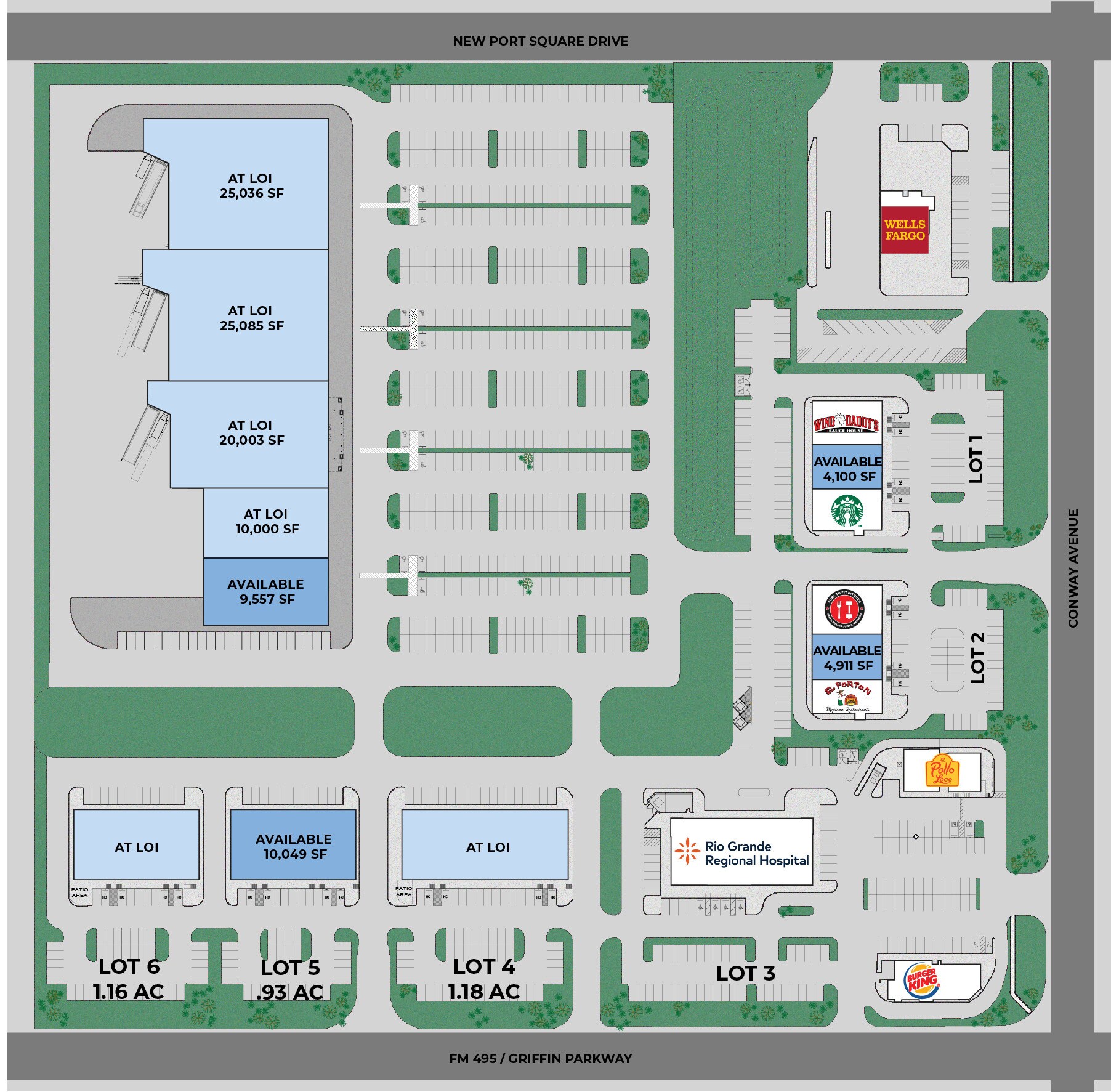NWC FM 495 & Conway, Mission, TX for Rent