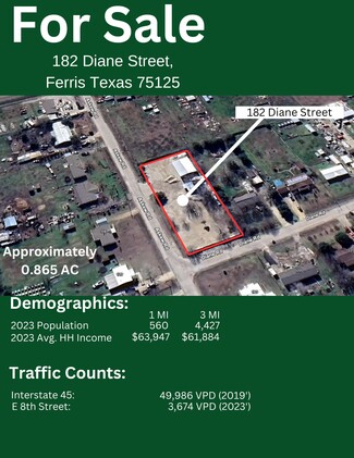 Ferris, TX Residential - 182 Diane St