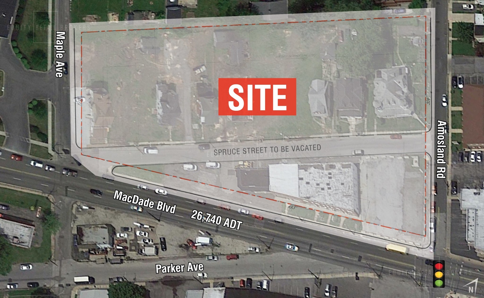 2023 MacDade Blvd Holmes, PA 19043 Land Property for Lease on