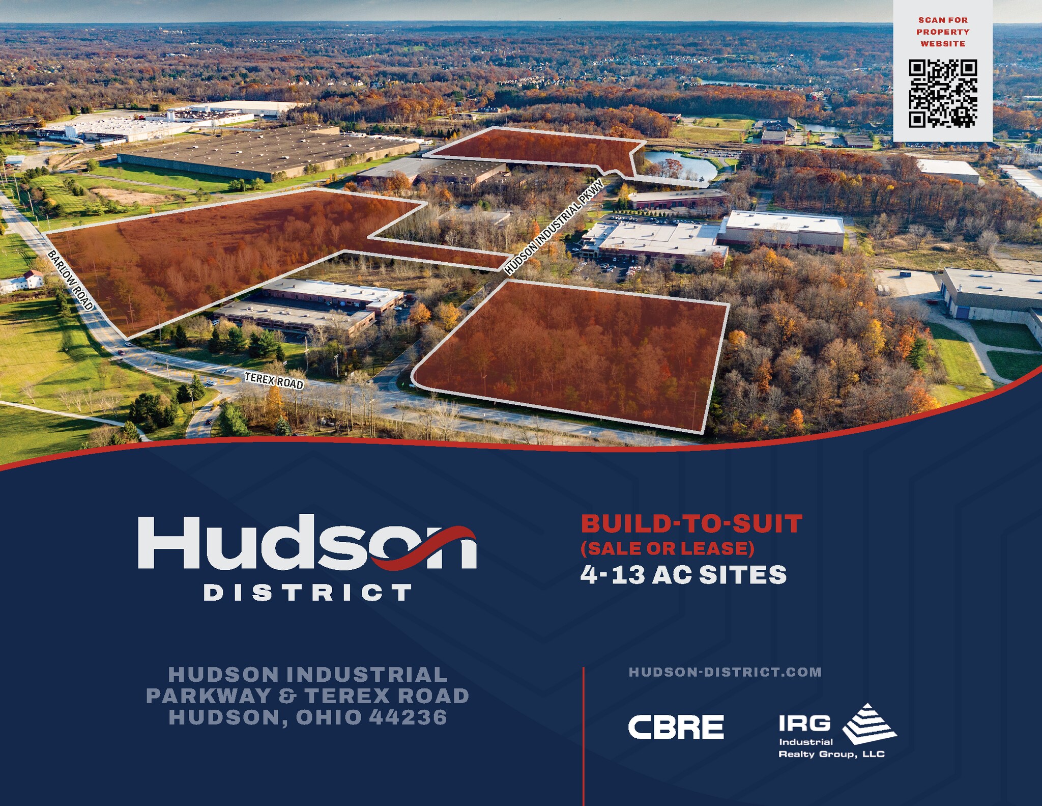 0 Hudson Industrial Parkway, Hudson, OH for Rent