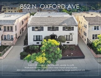 Los Angeles, CA Apartments - 852 N Oxford Ave