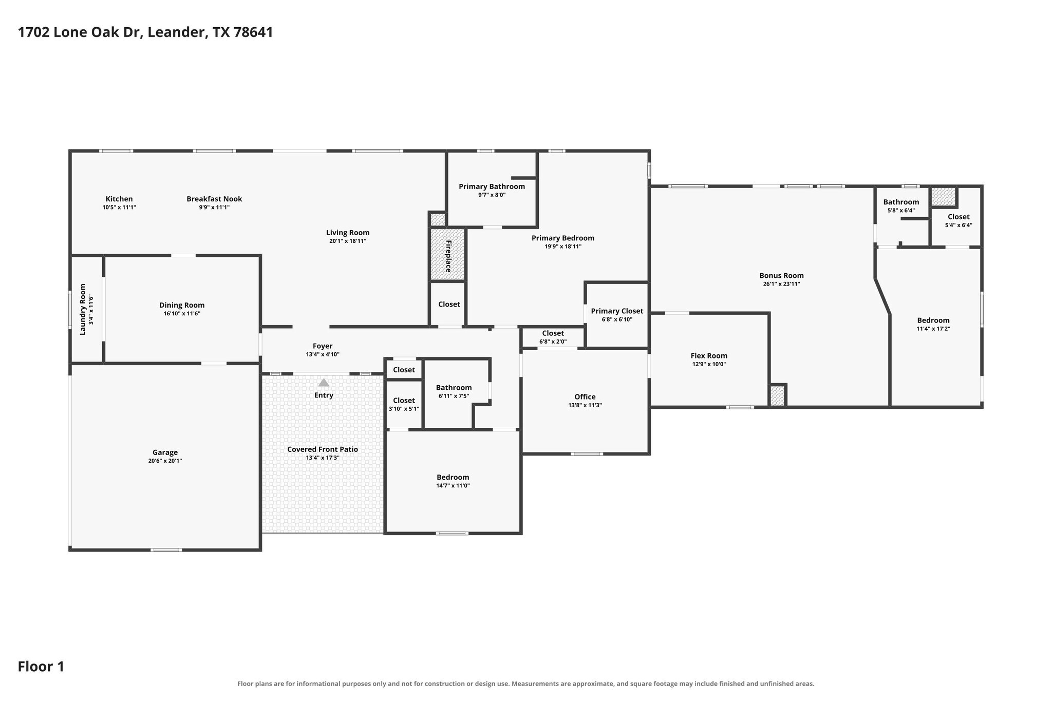1702 Lone Oak Dr, Leander, TX for Sale