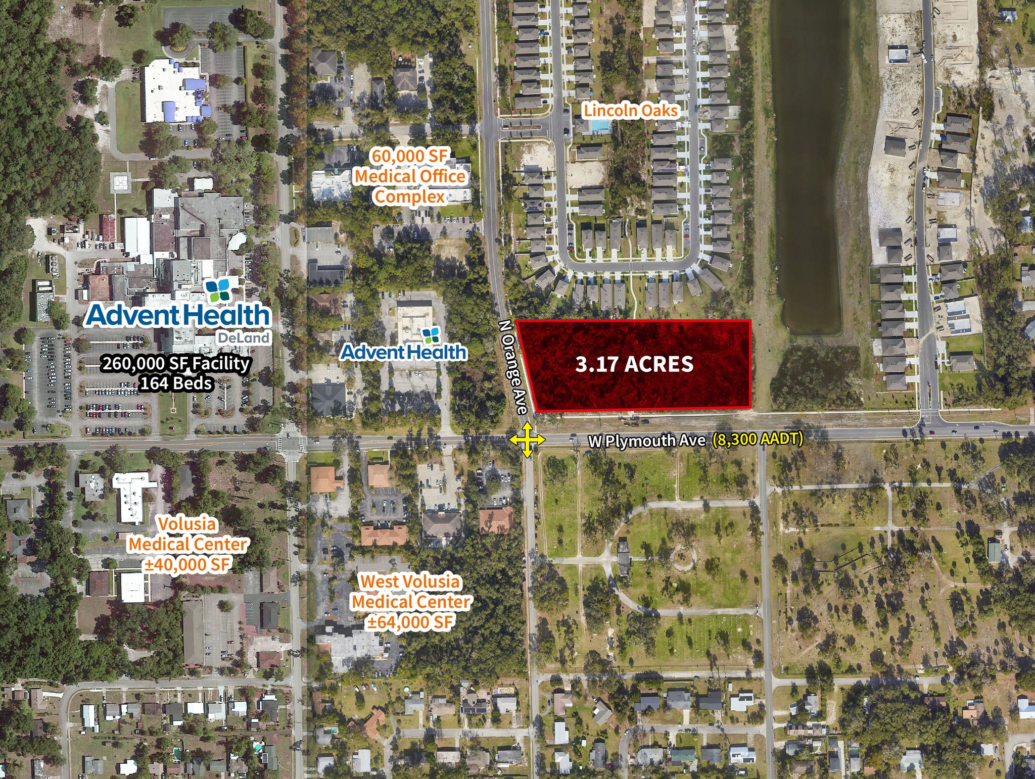 W Plymouth Avenue & N Orange Avenue, Deland, FL for Rent