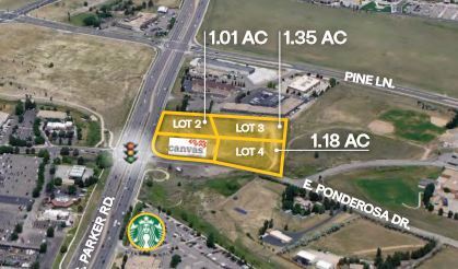 NEC Parker Rd & Ponderosa Dr, Parker, CO for Sale
