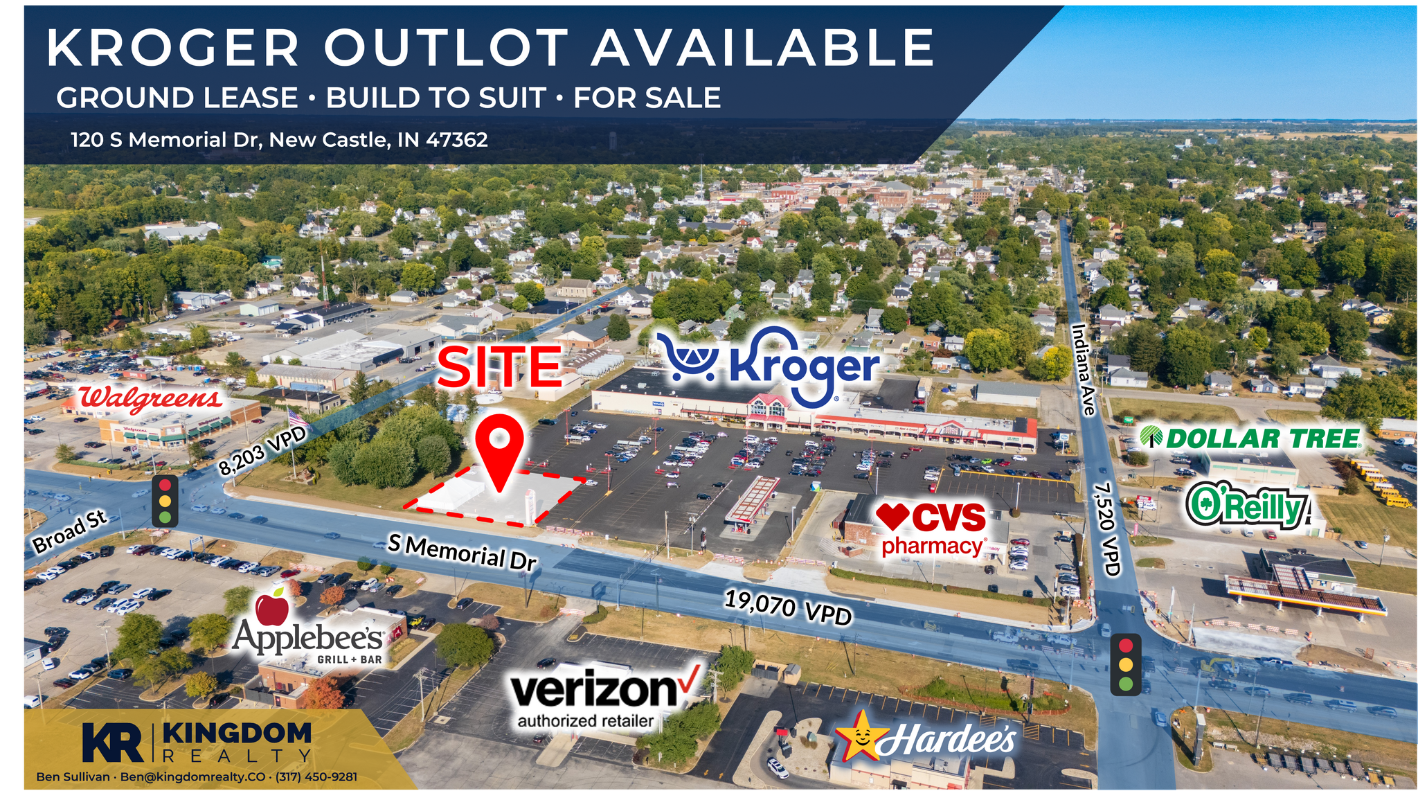 120 S Memorial Dr, New Castle, IN for Rent