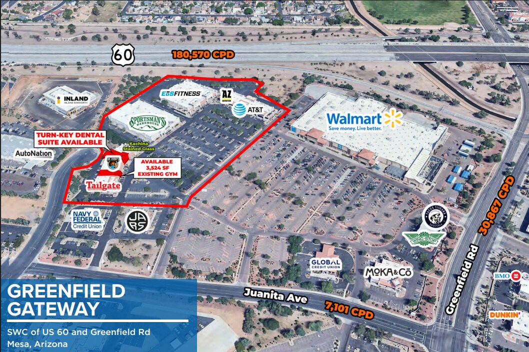 N Greenfield Rd @ I-60, Mesa, AZ for Rent