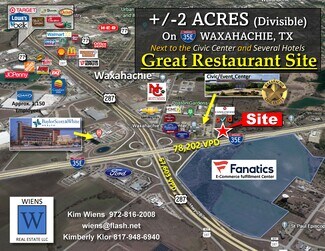 Waxahachie, TX Commercial Land - SEC I-35E & Alliance Blvd blvd Waxahachie, TX Commercial Land - SEC I-35E & Alliance Blvd blvd