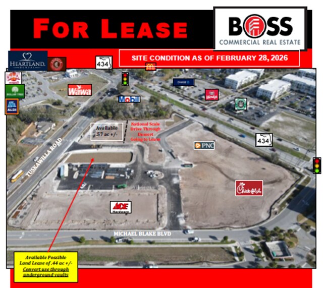 Tuskawilla Rd @ W SR 434, Winter Springs, FL for Rent
