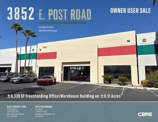 Las Vegas, NV Warehouse - 3852 E Post Rd