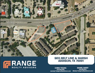 Addison, TX Commercial Land - SEQ Marsh Lane & Belt Line Rd