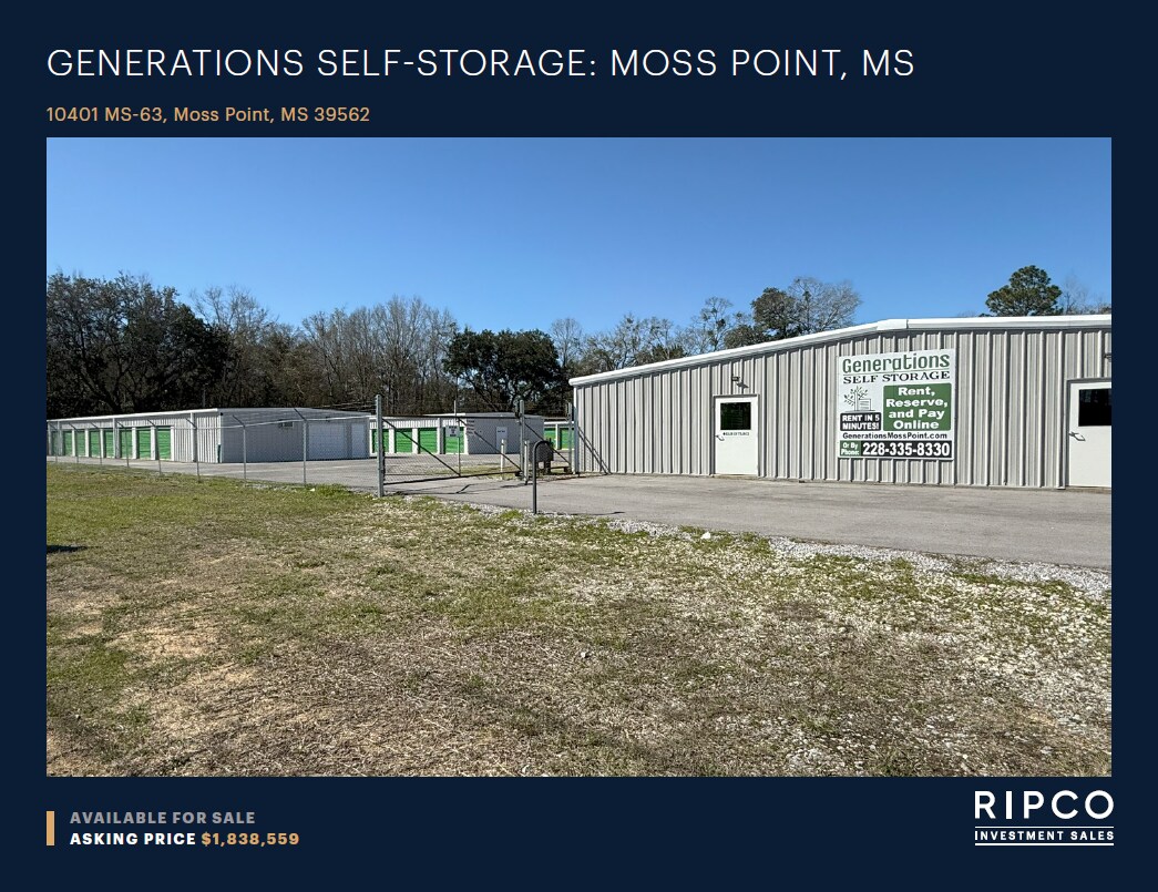 10401 Hwy 63, Moss Point, MS for Sale