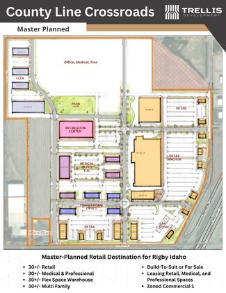 Rigby, ID Commercial Land - 3 N 3800 E