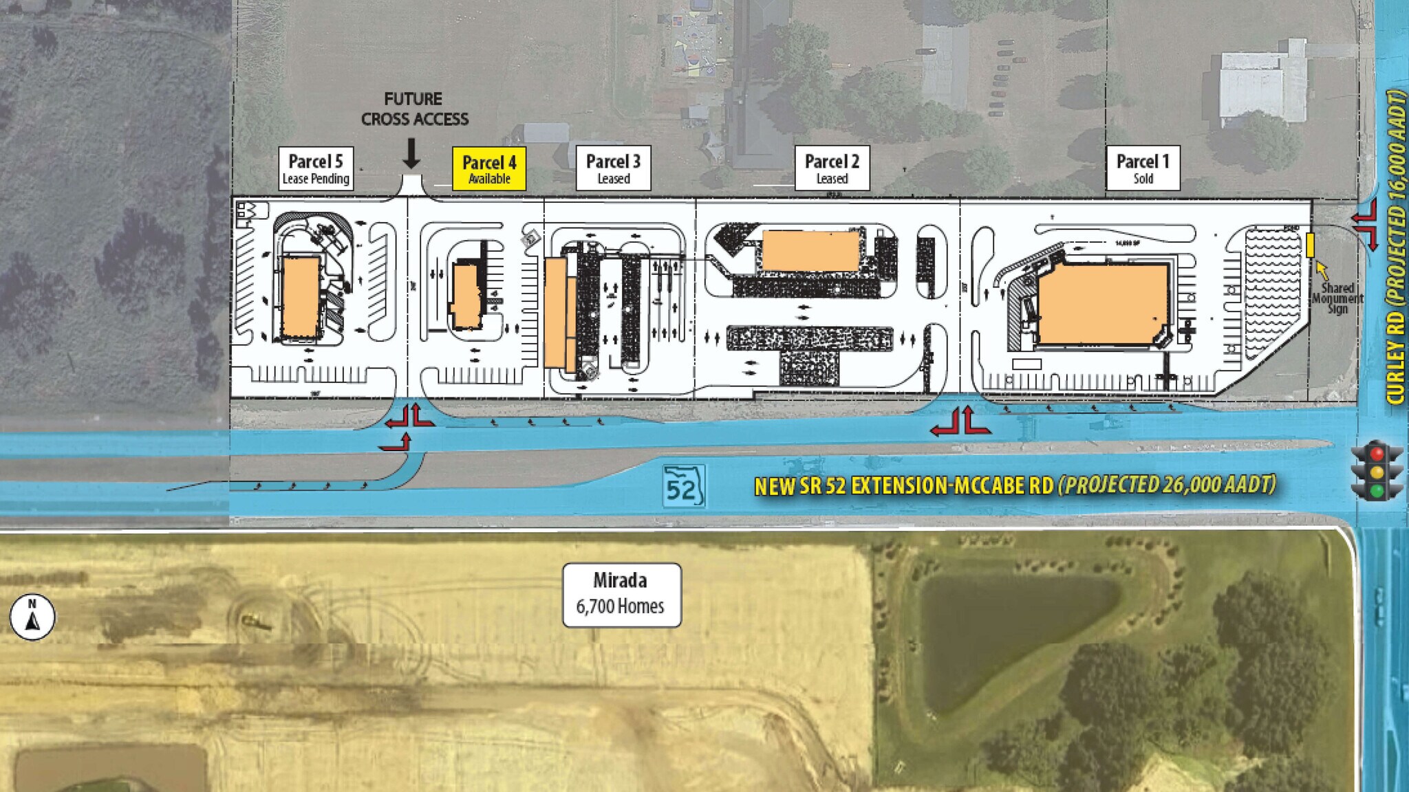 NWC of State Road 52 & Curley Rd, San Antonio, FL for Rent