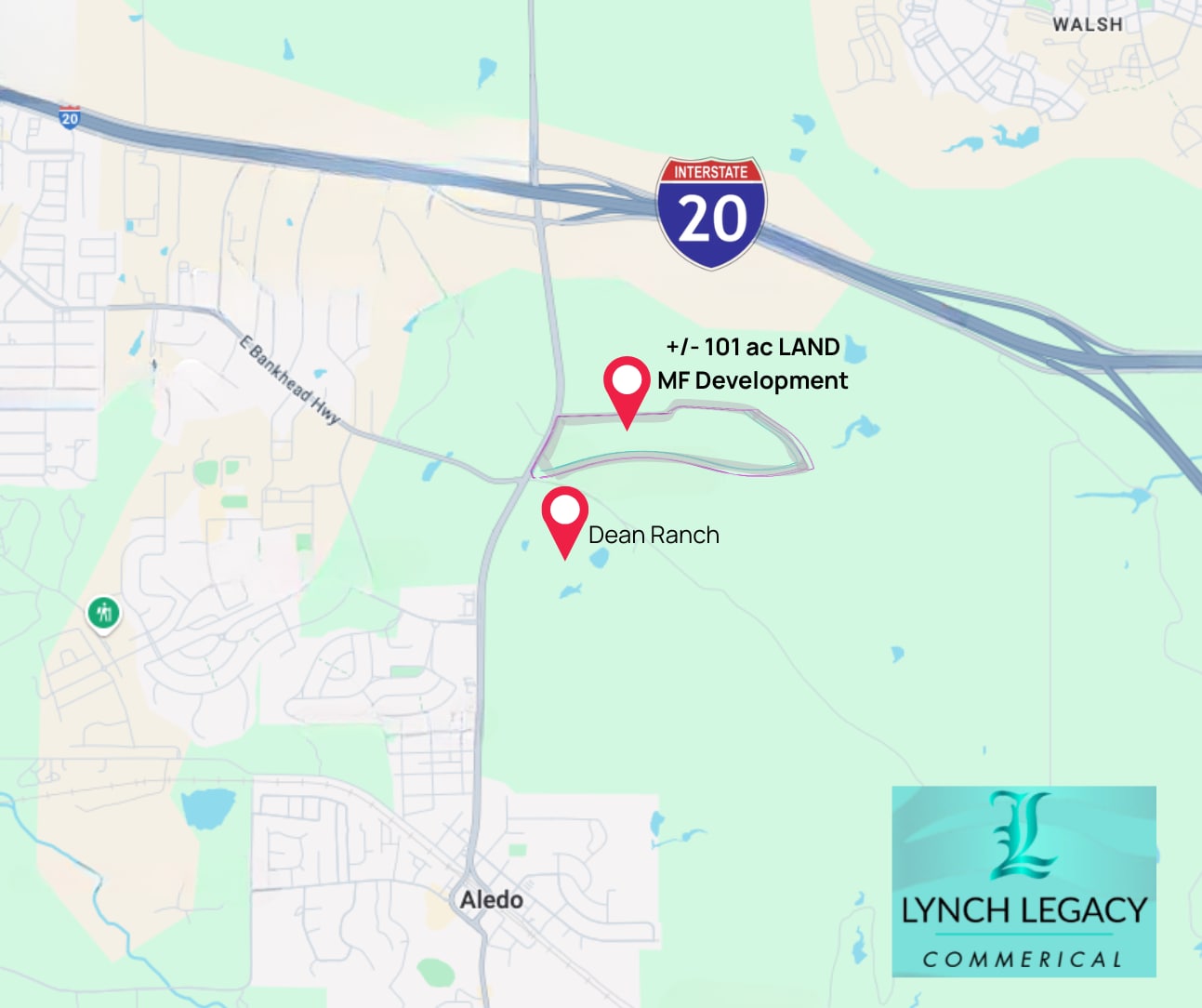 E Bankhead Hwy & FM 1187 Hwy, Aledo, TX for Sale