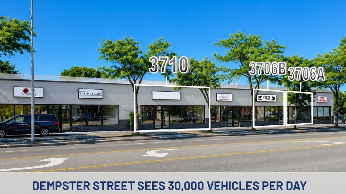 3704-3716 W Dempster St, Skokie, IL for Rent