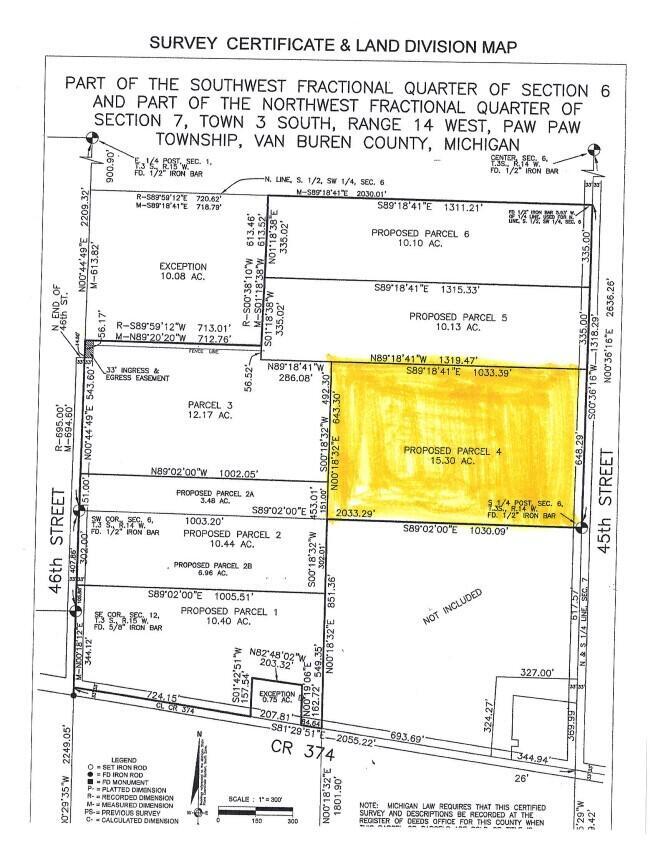 CR 374, Paw Paw, MI for Sale