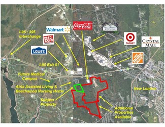 Waterford, CT Industrial Land - 166 Waterford Pky S