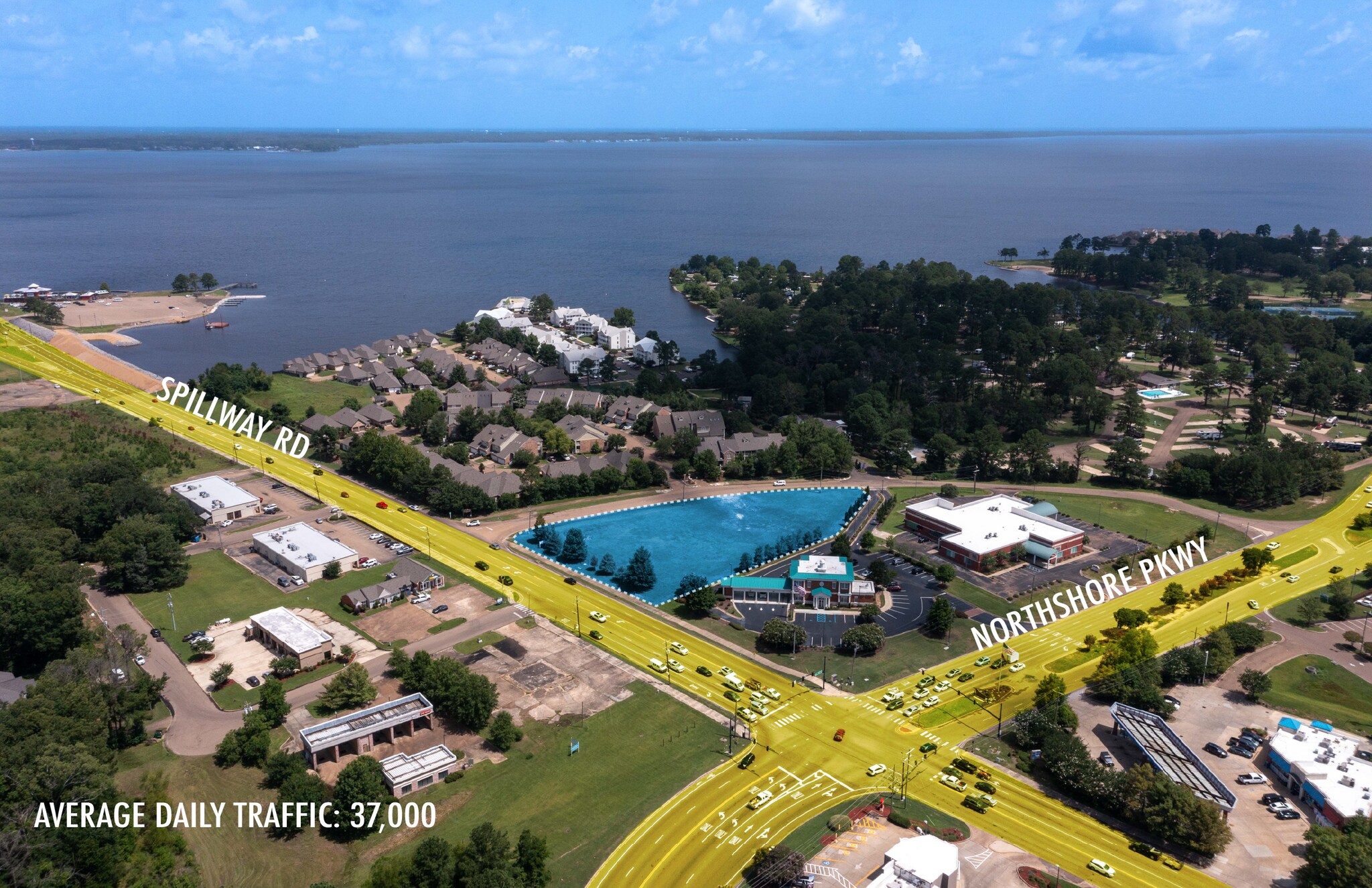 Spillway Rd & Lakeshore Dr, Brandon, MS for Sale