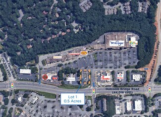 Johns Creek, GA Commercial Land - 8465 Holcomb Bridge Rd