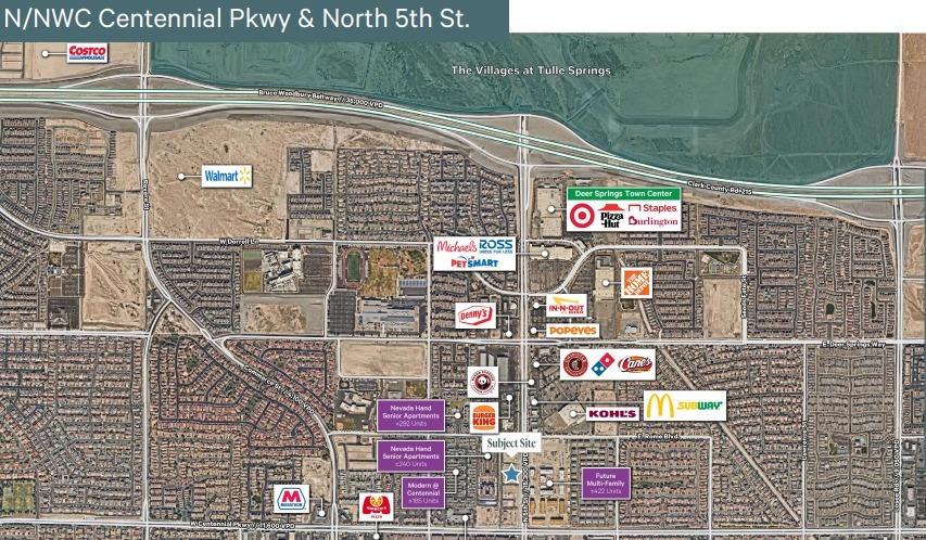 N/NWC Centennial Pkwy & North 5th St, North Las Vegas, NV for Rent